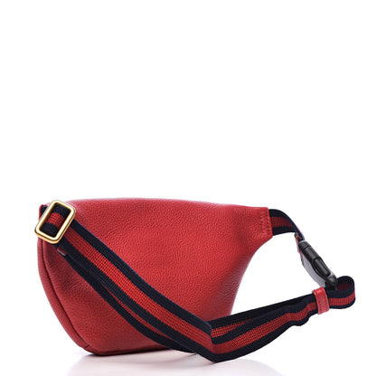 Gucci Grained Calfskin Small Logo Belt Bag Hibiscus Red 3 of 10