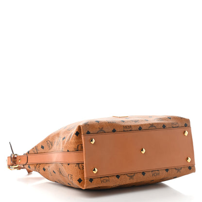 MCM Visetos Hobo Cognac 3 of 8