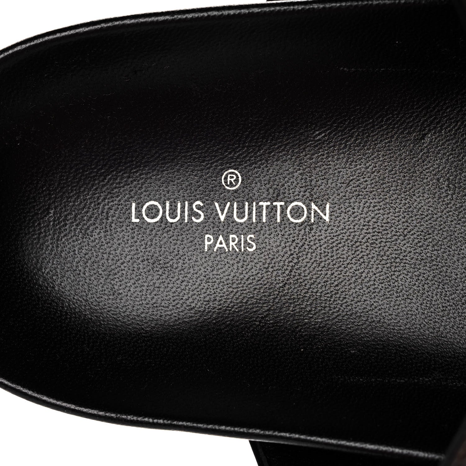 Louis Vuitton Monogram Bom Dia Mule Sandals 38 Black 7 of 8