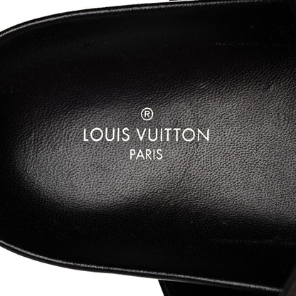 Louis Vuitton Monogram Bom Dia Mule Sandals 38 Black 7 of 8