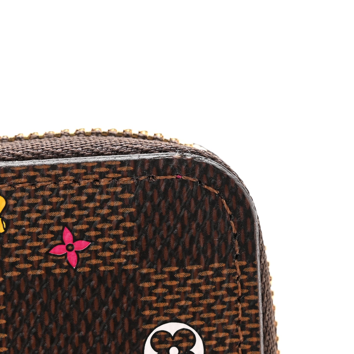 Damier Ebene 2020 Christmas Animation Roller Coaster Zippy Coin Purse Pivoine