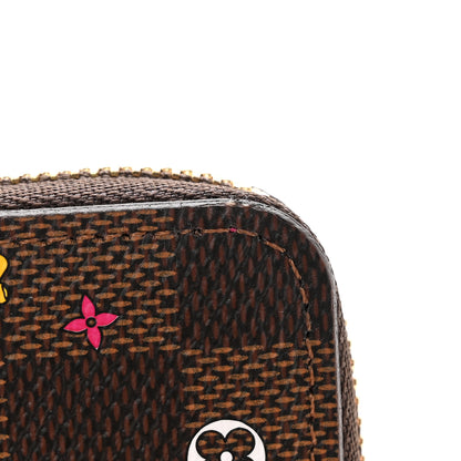 Louis Vuitton Damier Ebene 2020 Christmas Animation Roller Coaster Zippy Coin Purse Pivoine 8 of 11