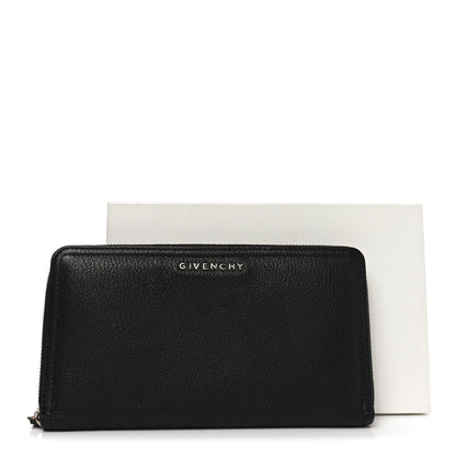 Givenchy Sugar Goatskin Pandora Zip Around Wallet Black 6 of 6