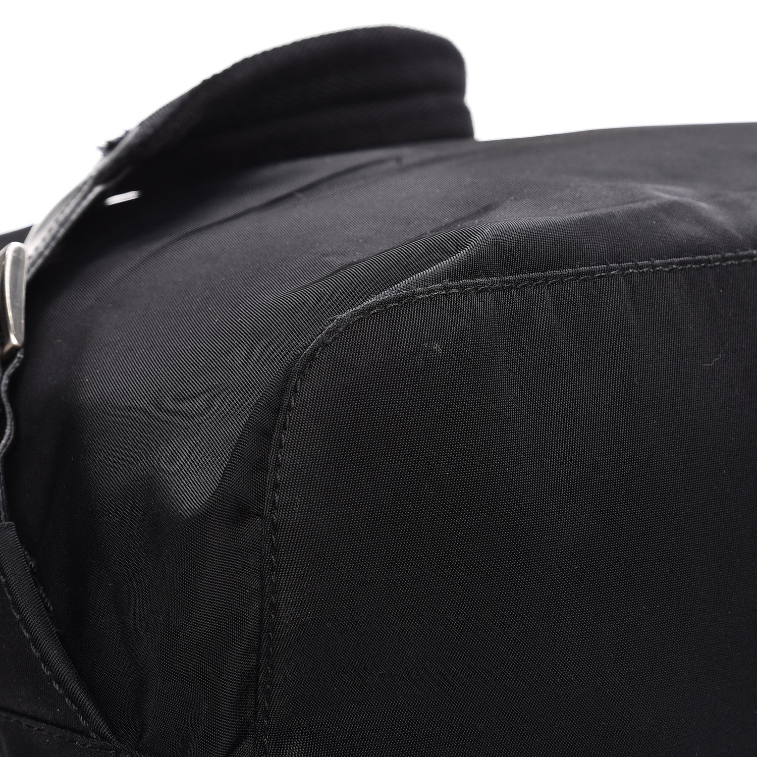 Prada Nylon Vela Medium Backpack Black 10 of 12