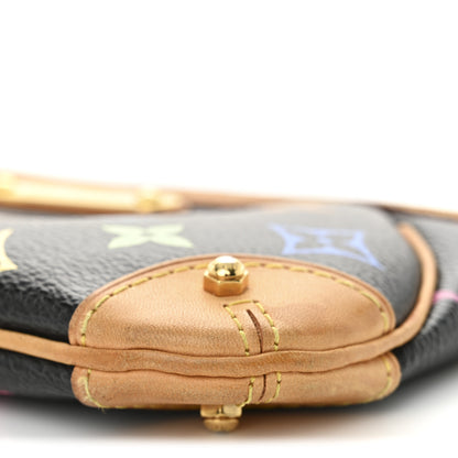 Louis Vuitton Monogram Multicolor Pochette Milla MM Black 10 of 10