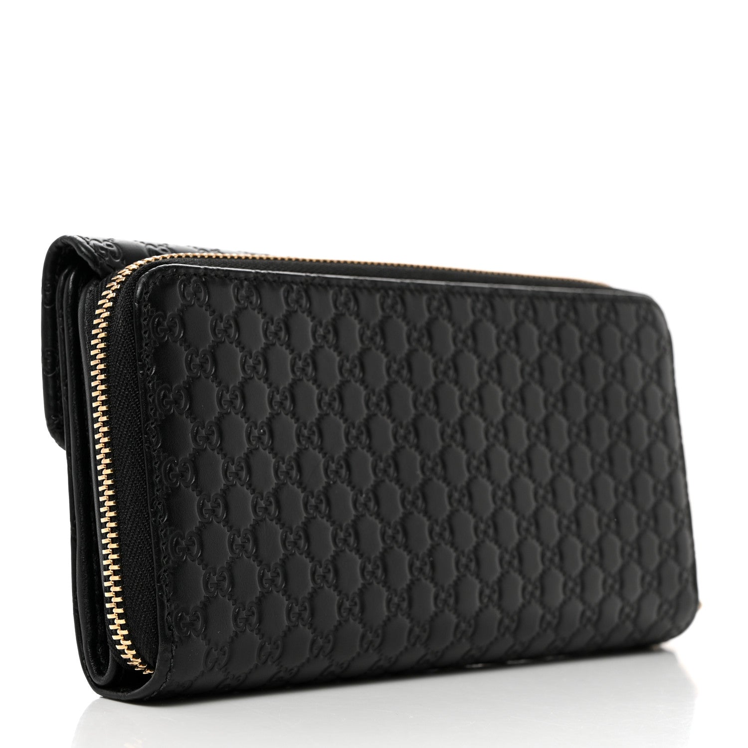 Gucci Soft Microguccissima Continental Zip Wallet Black 3 of 9