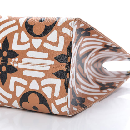 Louis Vuitton Monogram Giant Crafty Onthego GM Crème Caramel 10 of 10