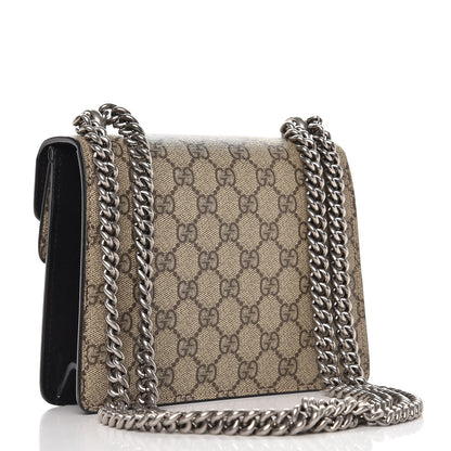 Gucci GG Supreme Monogram Mini Dionysus Shoulder Bag Black 4 of 8