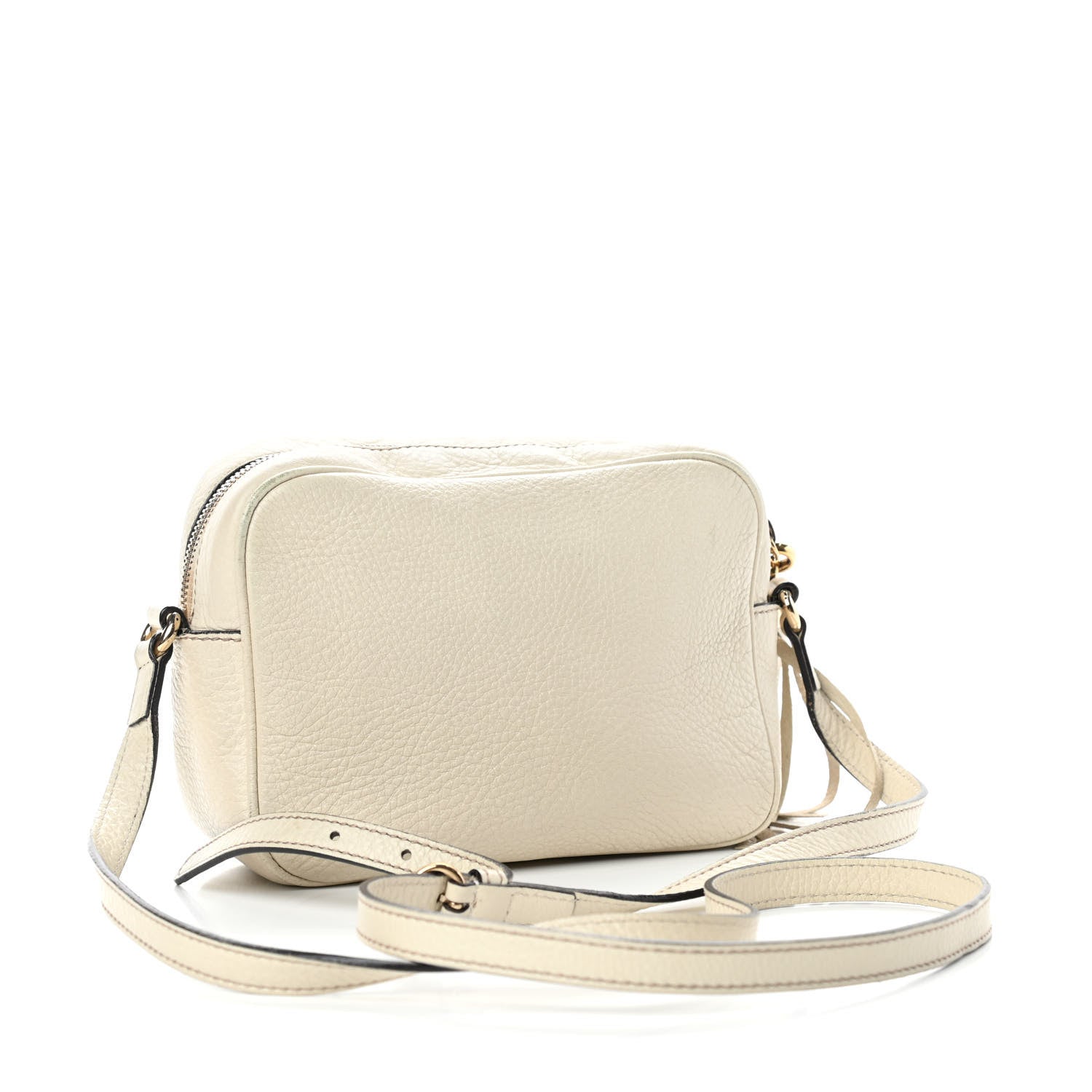 Gucci Pebbled Calfskin Small Soho Disco Bag Off White 3 of 10