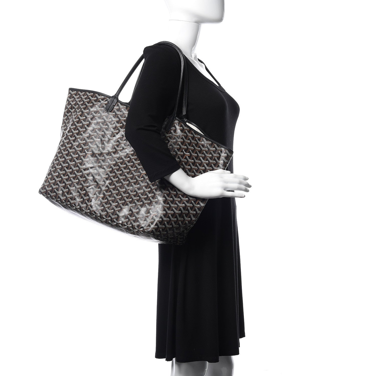 Goyard Goyardine Saint Louis GM Black 2 of 11