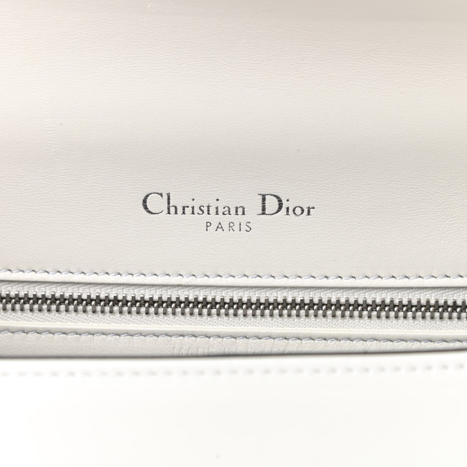 Christian Dior Patent Micro-Cannage Small Diorama Flap Bag White 6 of 16