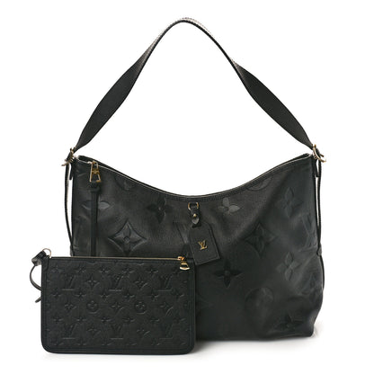 Louis Vuitton Empreinte Monogram Giant Carryall MM Black 3 of 12