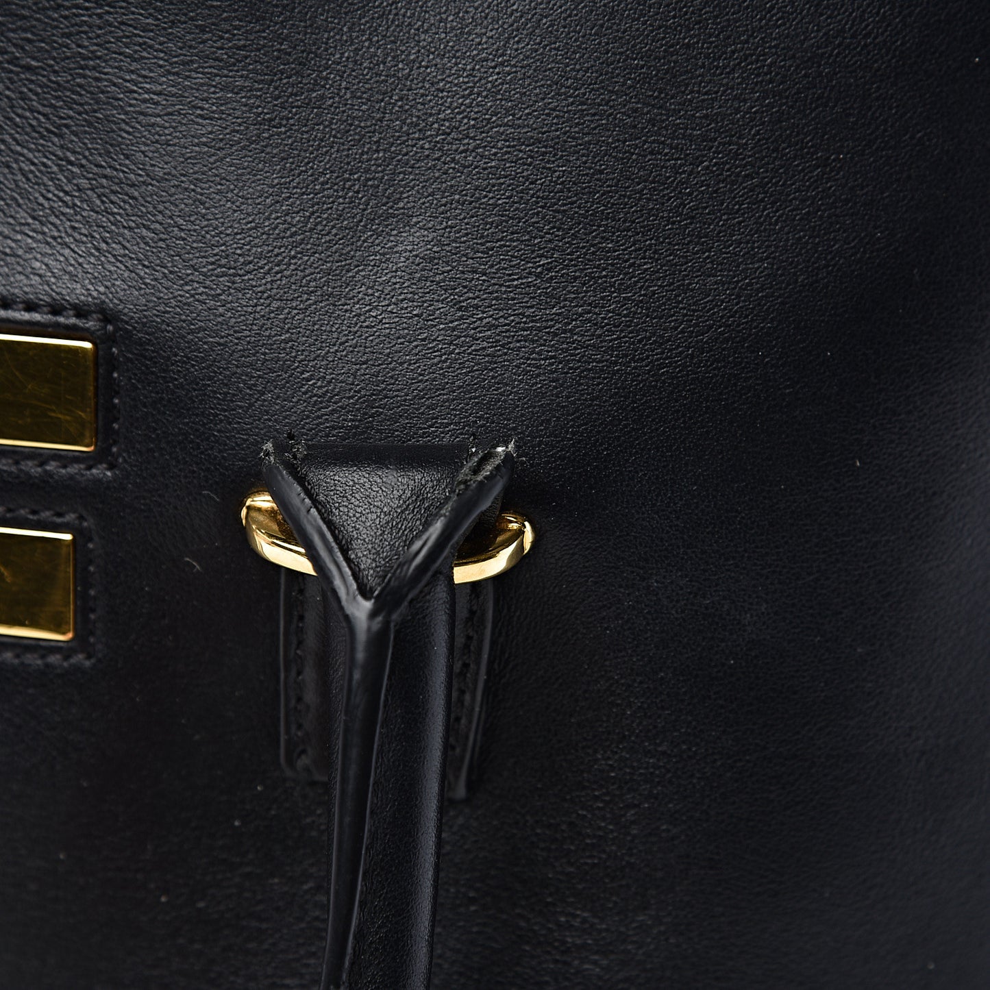Smooth Calfskin Medium Icon Bag Black