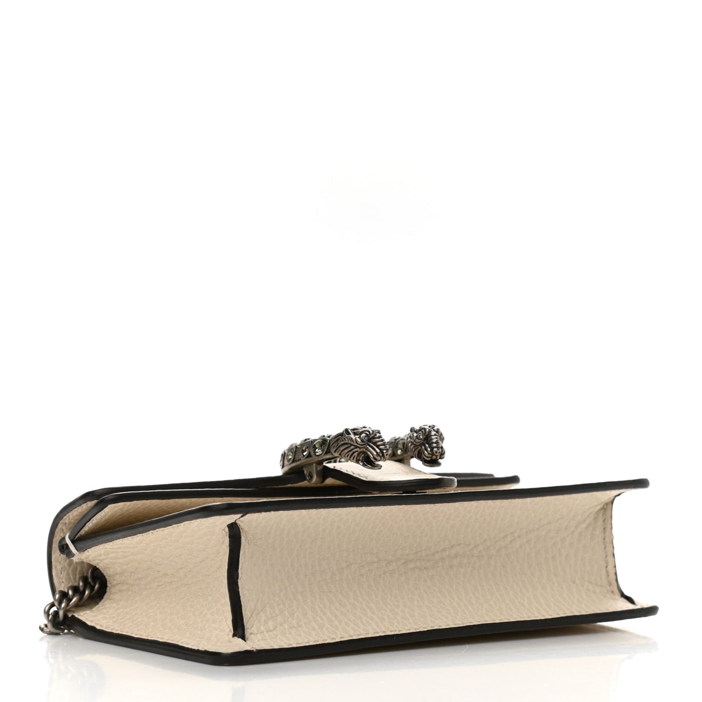 Dollar Calfskin Crystal Super Mini Dionysus Shoulder Bag Mystic White Black Diamond