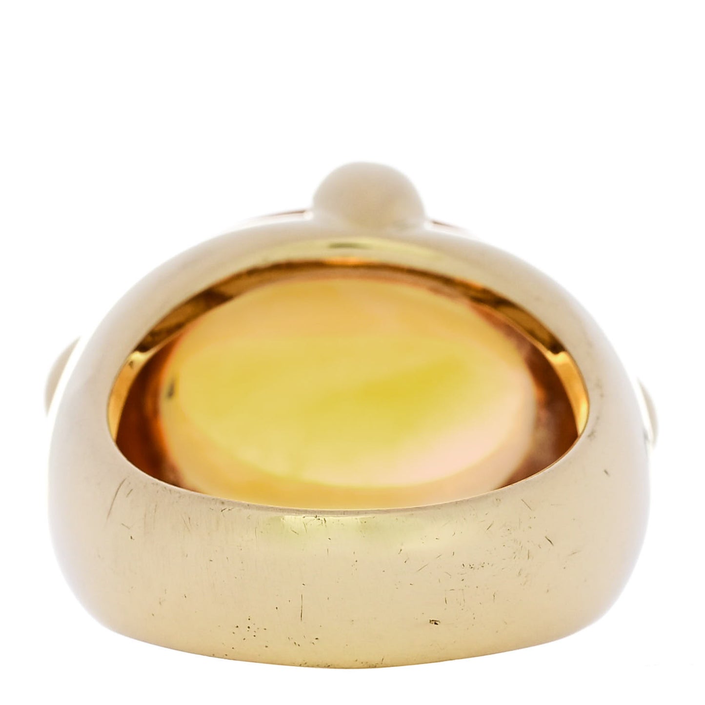 18K Yellow Gold Citirne Griffe Ring 58 8.25