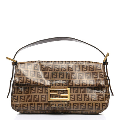 Fendi Vinyl Zucchino Baguette Tobacco 1 of 14
