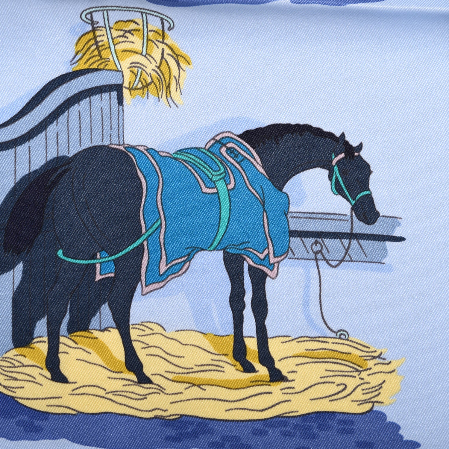 Hermes Silk Ecuries Scarf 70 3 of 5