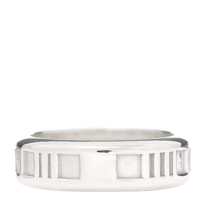 Tiffany Sterling Silver Atlas Ring 60 9 3 of 4