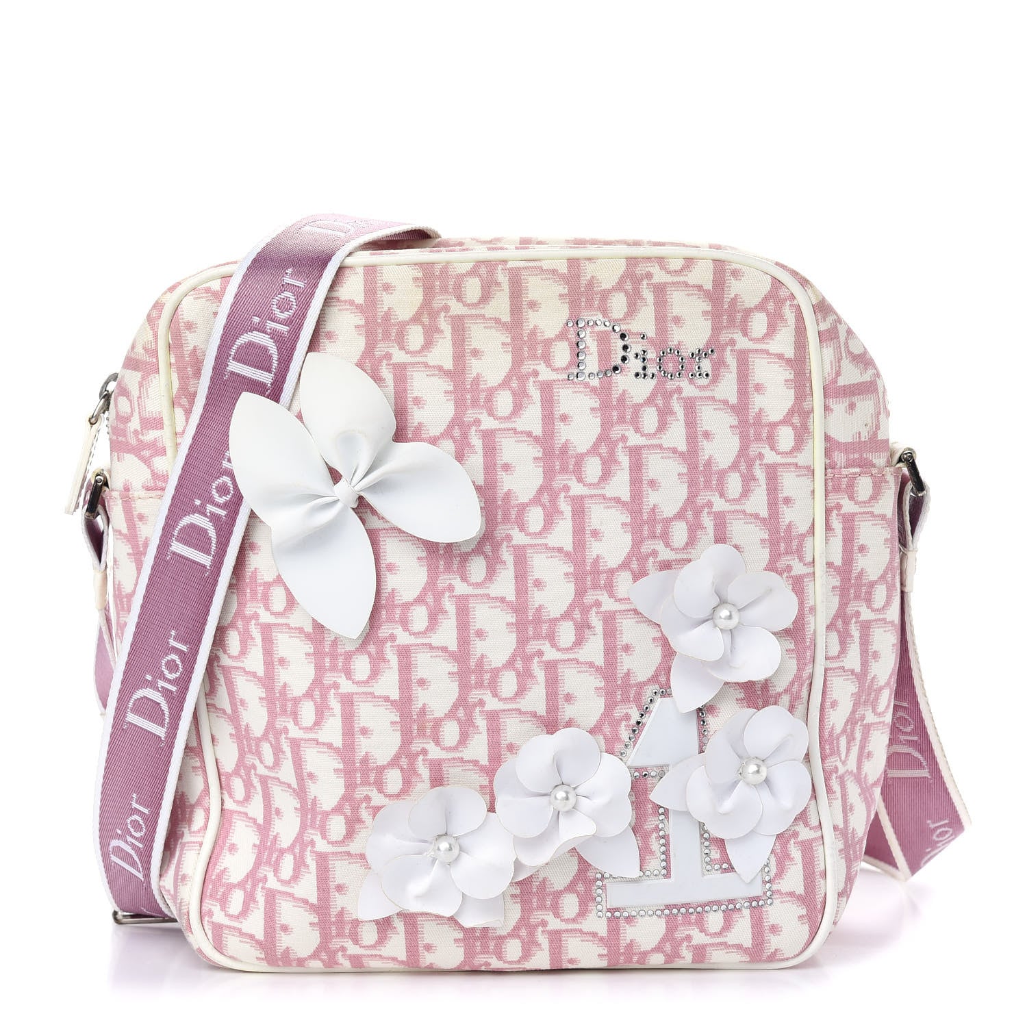 Christian Dior Monogram Girly Messenger Bag Pink 1 of 14
