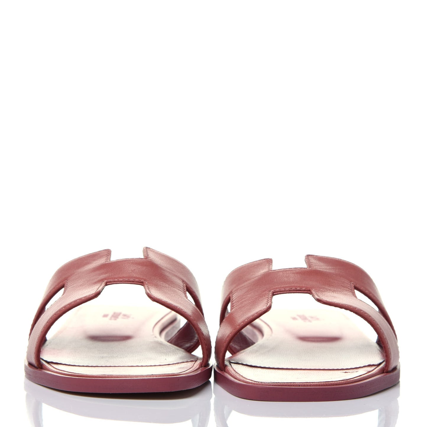 Goatskin Oran Sandals 38 Rouge Blush