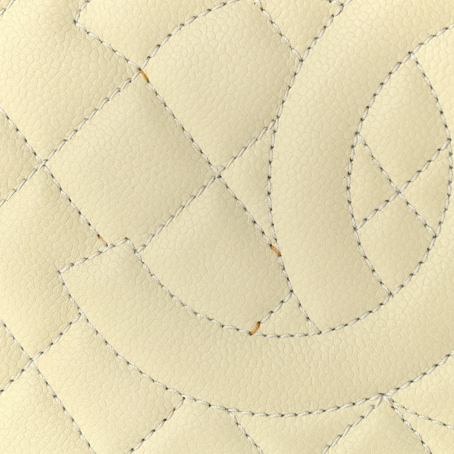 Chanel Caviar Quilted Grand Shopping Tote GST White 14 of 14