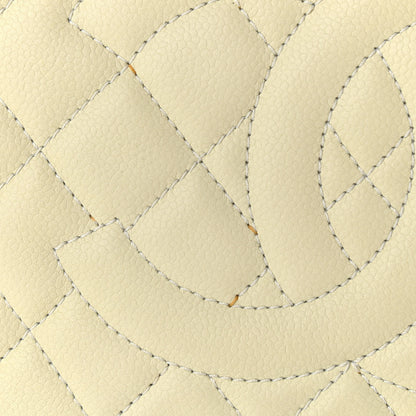 Chanel Caviar Quilted Grand Shopping Tote GST White 14 of 14