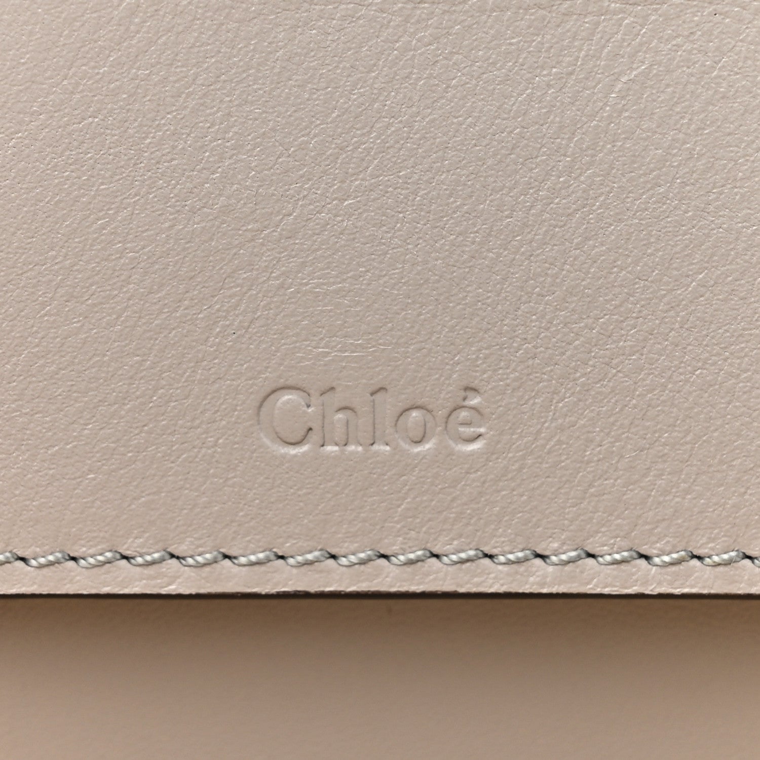 Chloe Calfskin Crocodile Embossed Mini C Vanity Bag Stormy Grey 7 of 14