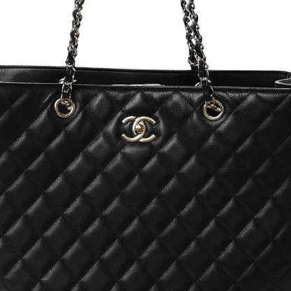 Chanel Caviar Quilted Large Shopping Tote Black 8 of 10