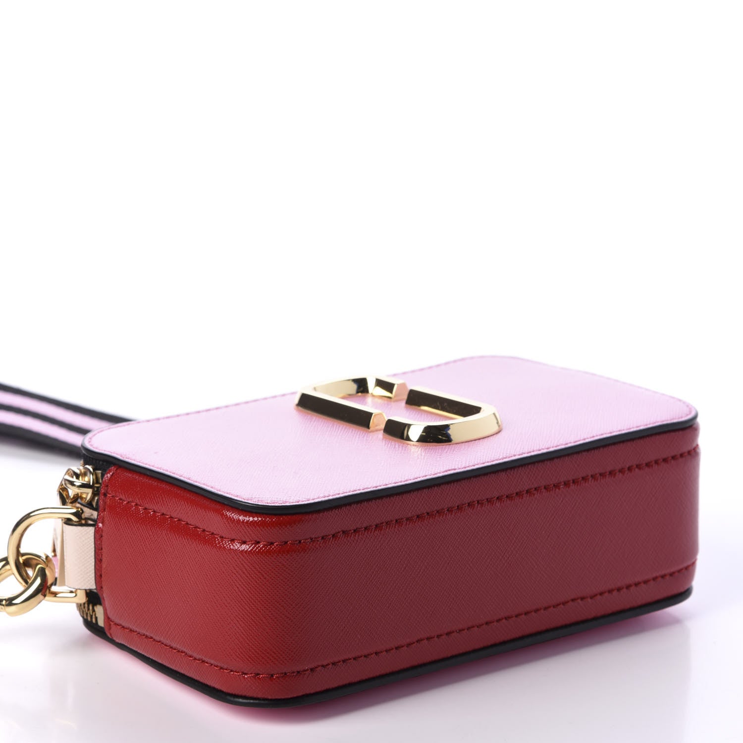 Marc Jacobs Saffiano Small Snapshot Camera Bag Pink Multicolor 4 of 10