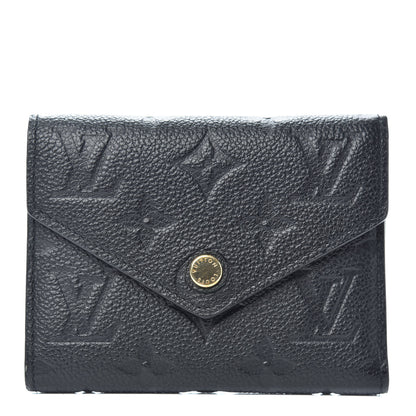 Louis Vuitton Empreinte Victorine Wallet Black 1 of 7