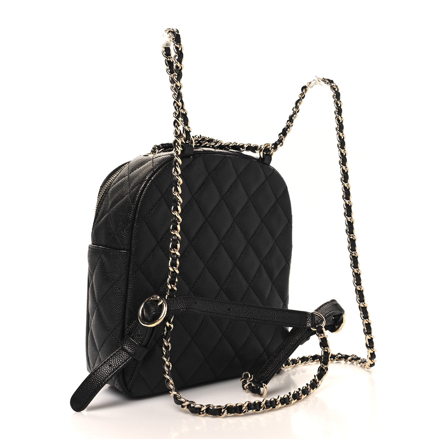 Chanel Caviar Quilted Small CC Day Backpack Black 3 of 10