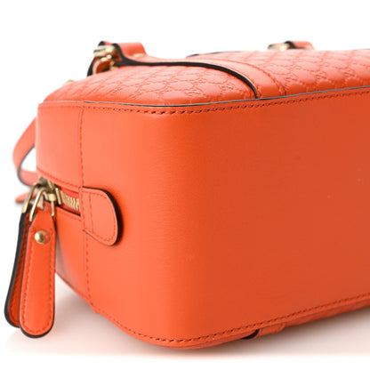 Gucci Soft Microguccissima Small Crossbody Bag Sun Orange 9 of 10