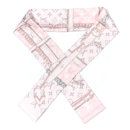 Louis Vuitton Silk Monogram Confidential Bandeau Light Pink 1 of 3