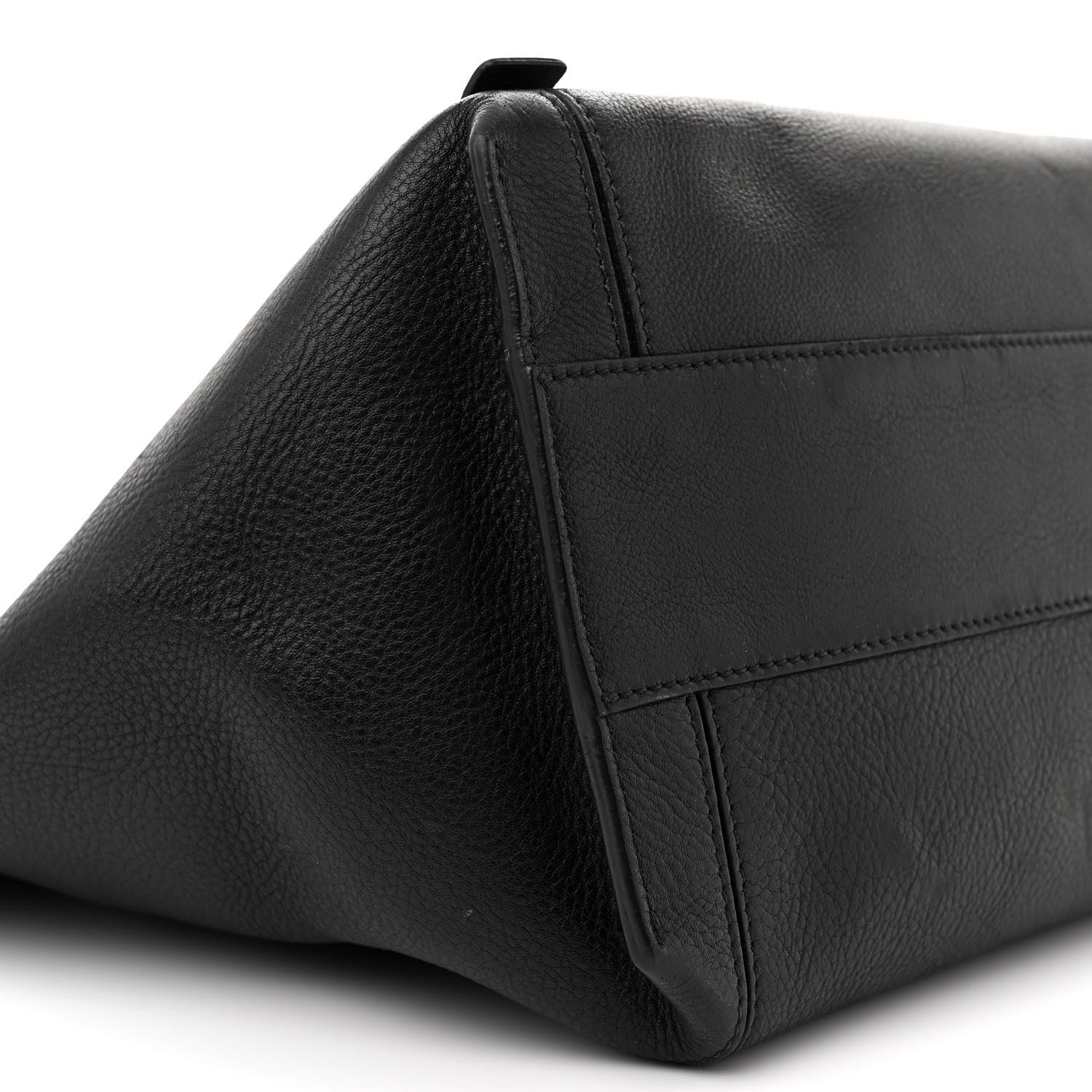 Chloe Smooth Calfskin Medium Milo Shopping Tote Black 8 of 17