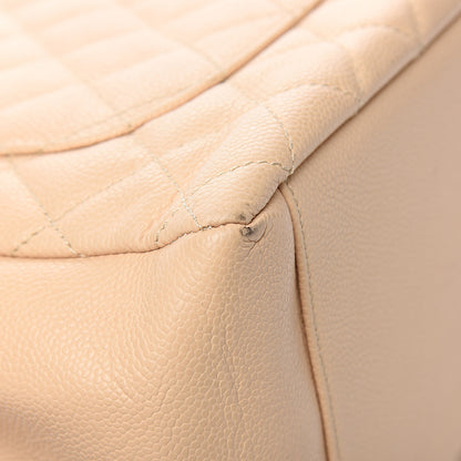 Chanel Caviar Quilted Grand Shopping Tote GST Beige Clair 10 of 13