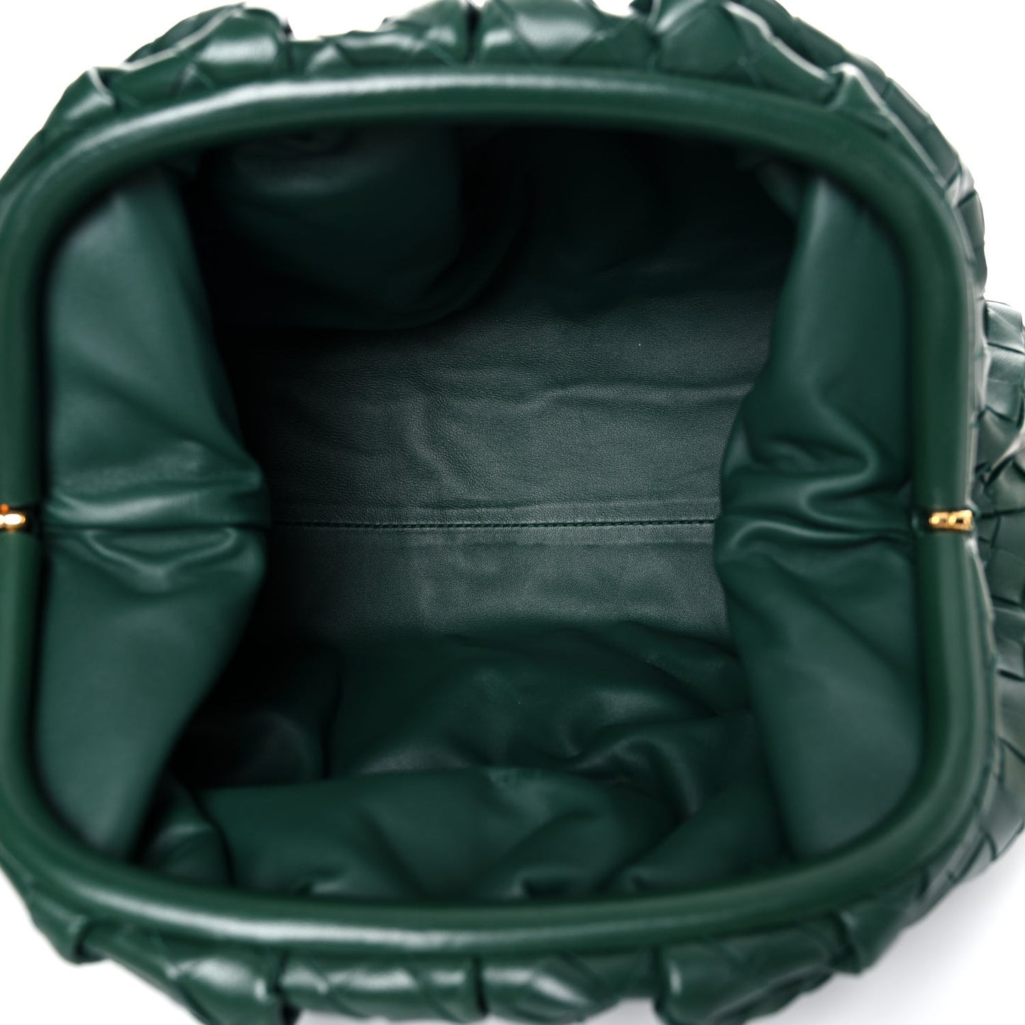 Nappa Maxi Intrecciato The Pouch Oversized Clutch Raintree