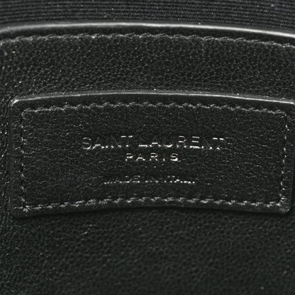 Saint Laurent Calfskin Small Monogram Love Shoulder Bag Black 6 of 17