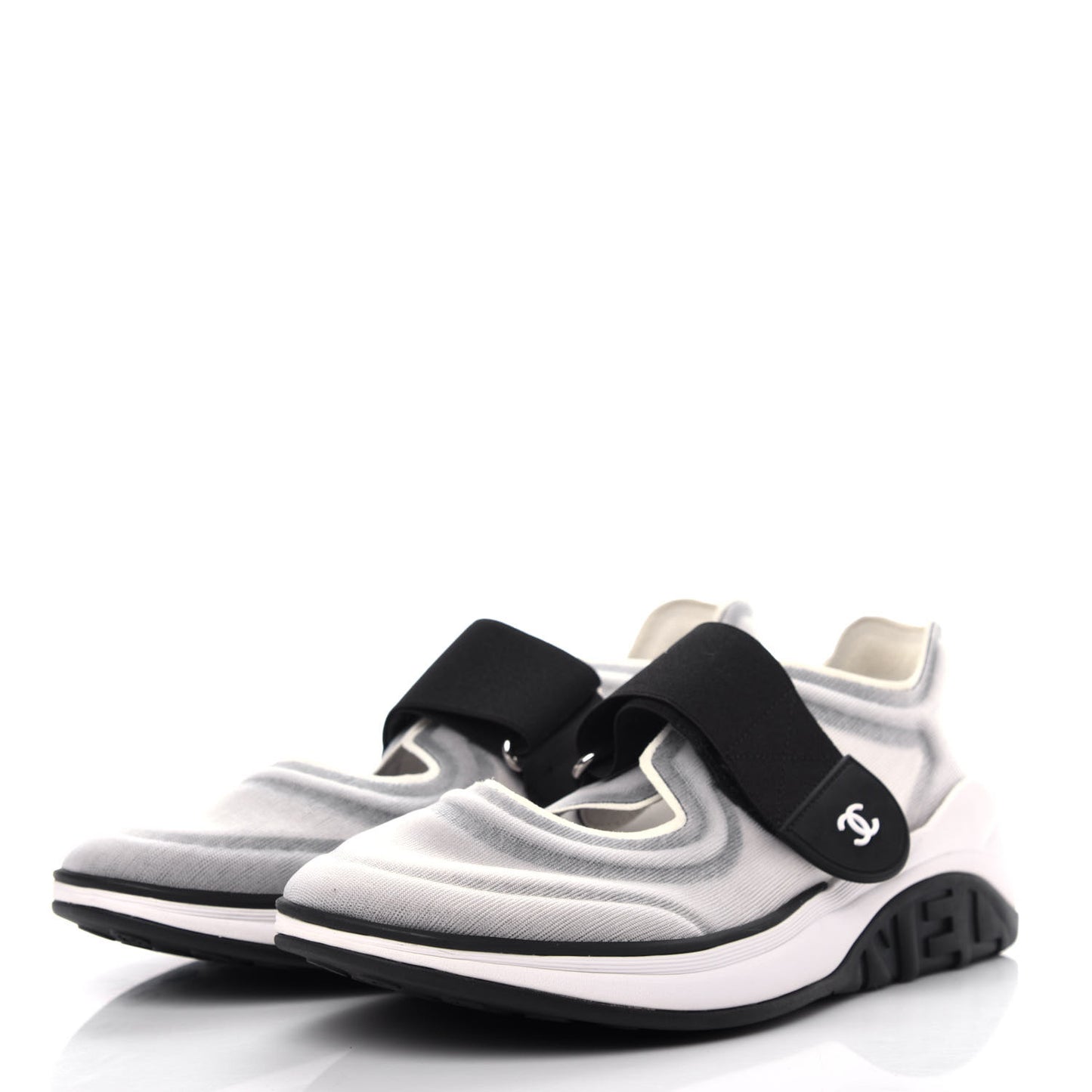 Mesh Lycra CC Sneakers 38.5 Black