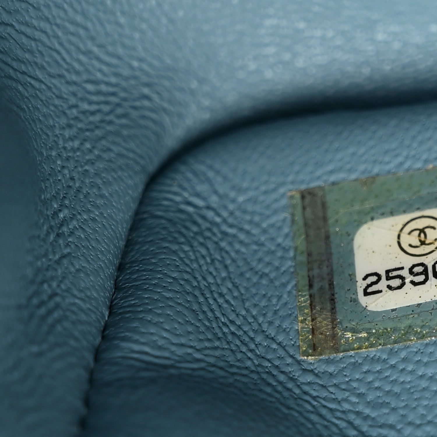 Chanel Sequin Mini Waterfall Flap Light Blue 8 of 10