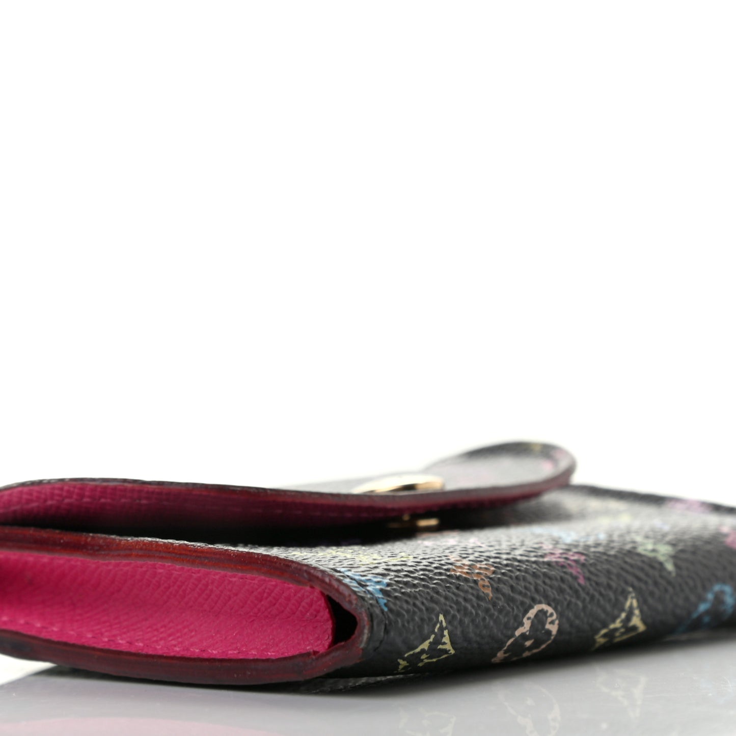 Monogram Multicolor Business Card Holder Black Grenade