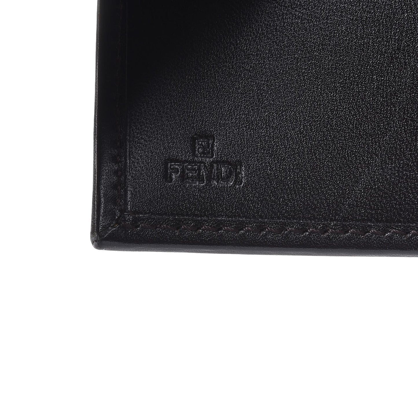 Zucca Cuoio Lucido Compact Wallet Tobacco Moro