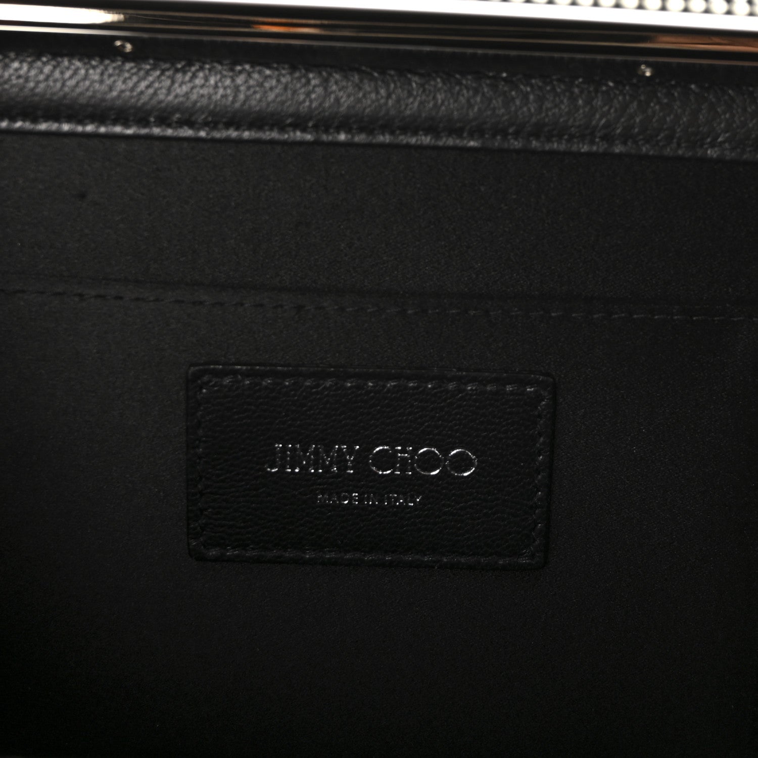Jimmy Choo Nappa Hotfix Crystal Cayla Clutch Black 6 of 7