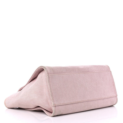 Chanel Mixed Fibers Calfskin Medium Deauville Tote Rose Pink 4 of 14