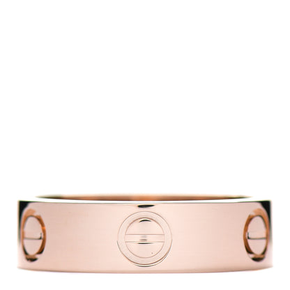 Cartier 18K Pink Gold 5.5mm LOVE Ring 54 6.75 3 of 4