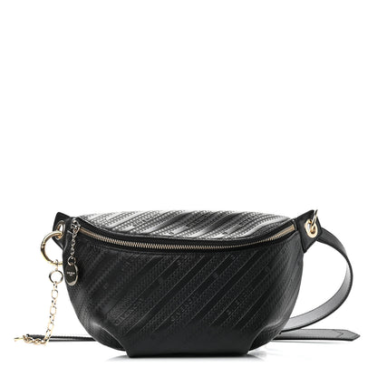 Givenchy Calfskin Chain Embossed Bond Belt Bag Black 1 of 11