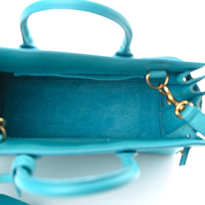 Saint Laurent Calfskin Nano Sac De Jour Turquoise 4 of 16