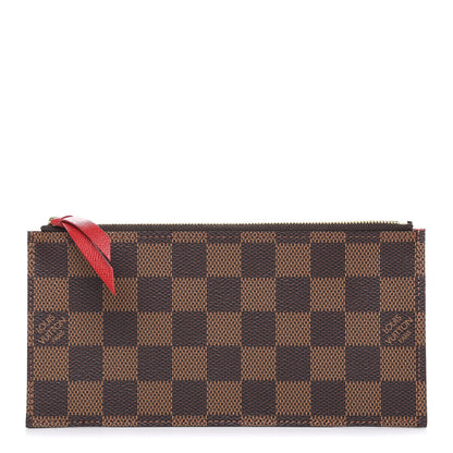 Louis Vuitton Damier Ebene Felicie Chain Wallet Zippered Insert 1 of 6