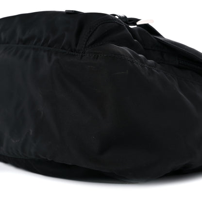 Prada Tessuto Nylon Saffiano Messenger Bag Black 9 of 15