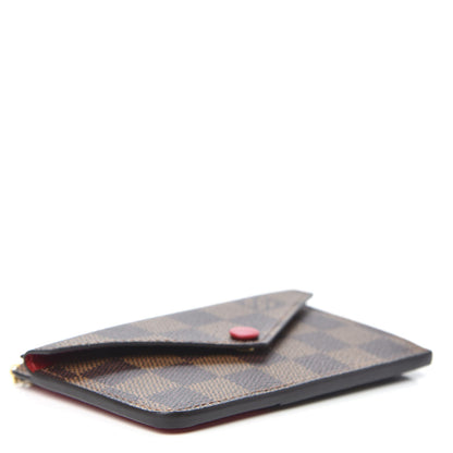 Louis Vuitton Damier Ebene Recto Verso Card Holder Red 4 of 7