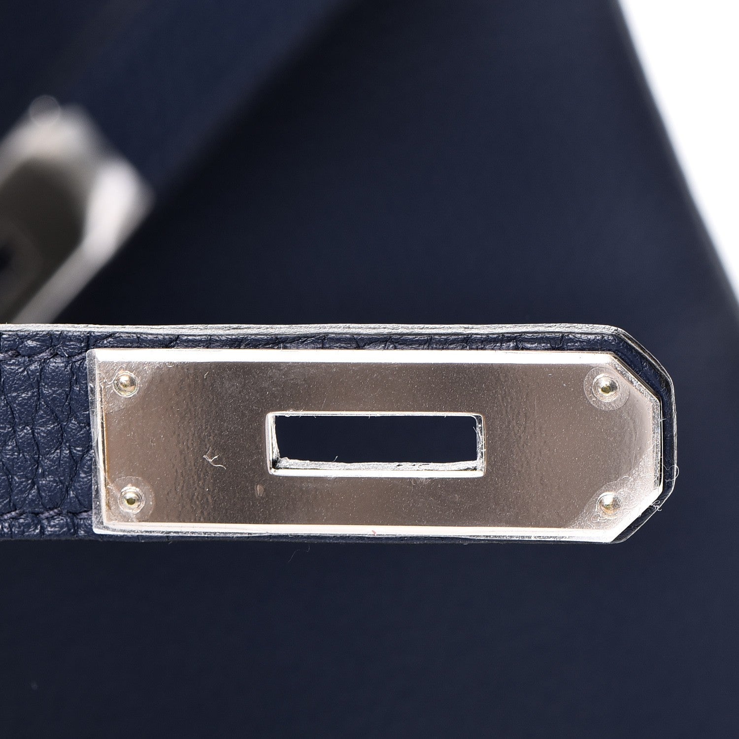 Hermes Taurillon Clemence Birkin 35 Bleu Saphir 27 of 38